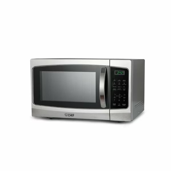 1.3 cu ft. 1000 - Watt Countertop Microwave Oven, Commercial Chef, Mfr#: CHM13MS6